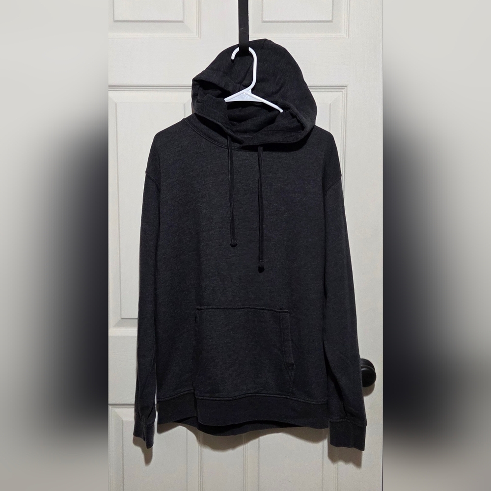 dark gray Lazer pullover hoodie